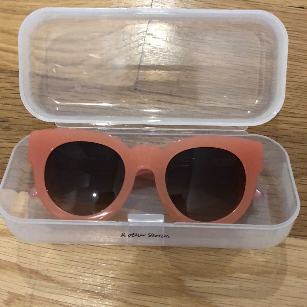 And Other Stories Pink Round Sunglasses